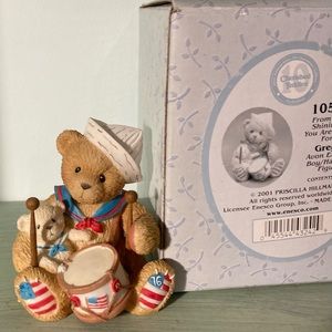 2001 Cherished Teddies Gregory Figurine With Box